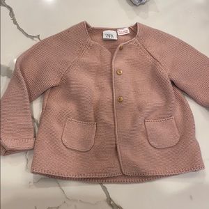 Zara Pink knitted sweater